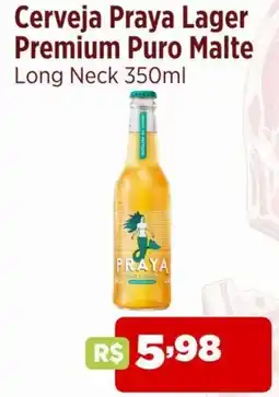 Ultrabox Cerveja Praya Lager Premium Puro Malte Long Neck oferta