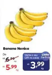 Barbosa Supermercados Banana Nanica oferta