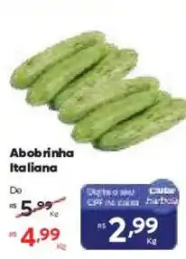 Barbosa Supermercados Abobrinha Italiana oferta