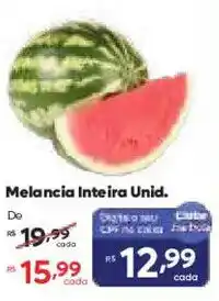 Barbosa Supermercados Melancia Inteira Unid. oferta