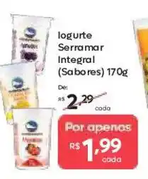 Barbosa Supermercados logurte Serramar Integral (Sabores) oferta