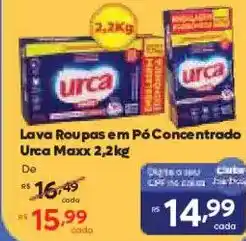 Barbosa Supermercados Lava Roupas em Pó Concentrado Urca Maxx oferta