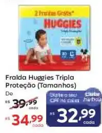 Barbosa Supermercados Fralda Huggies Tripla Proteção (Tamanhos) oferta