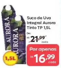 Barbosa Supermercados Suco de Uva Integral Aurora Tinto TP oferta