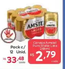 Barbosa Supermercados Cerveja Amstel Puro Malte Lata oferta
