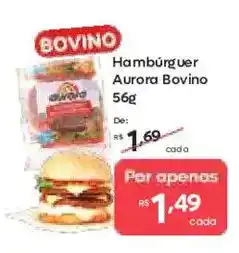 Barbosa Supermercados Hambúrguer Aurora Bovino oferta