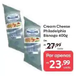 Barbosa Supermercados Cream Cheese Philadelphia Bisnaga oferta