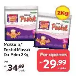 Barbosa Supermercados Massa p/ Pastel Massa Da Feira oferta