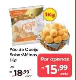 Barbosa Supermercados Pão de Queijo Sabor&Minas oferta
