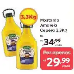 Barbosa Supermercados Mostarda Amarela Cepera oferta