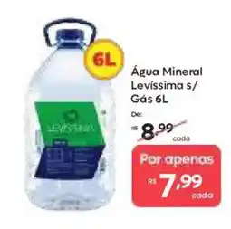 Barbosa Supermercados Água Mineral Levissima s/ Gás oferta