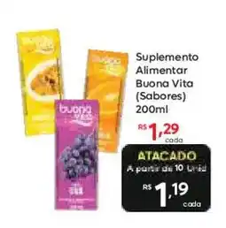 Barbosa Supermercados Suplemento Alimentar Buona Vita (Sabores) oferta