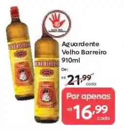 Barbosa Supermercados Aguardente Velho Barreiro oferta