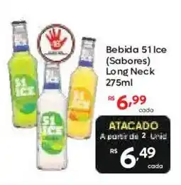 Barbosa Supermercados Bebida 51 Ice (Sabores) Long Neck oferta