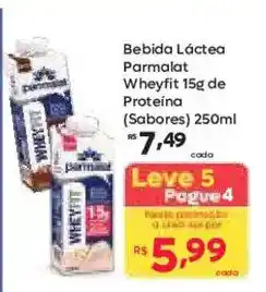 Barbosa Supermercados Bebida Láctea Parmalat Wheyfit 15g de Proteína (Sabores) oferta