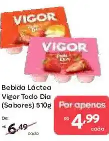 Barbosa Supermercados Bebida Láctea Vigor Todo Dia oferta