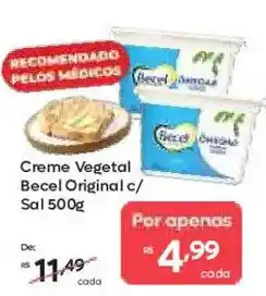 Barbosa Supermercados Creme Vegetal Becel Original c/ Sal oferta