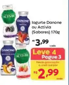 Barbosa Supermercados logurte Danone ou Activia (Sabores) oferta