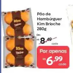 Barbosa Supermercados Pão de Hambúrguer Kim Brioche oferta