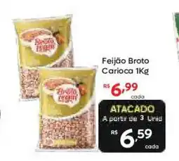 Barbosa Supermercados Feijão Broto Carioca oferta