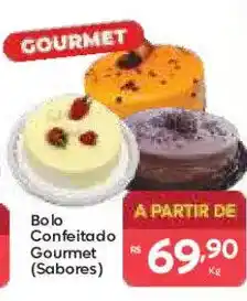 Barbosa Supermercados Bolo Confeitado Gourmet (Sabores) oferta