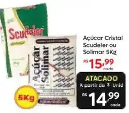 Barbosa Supermercados Açúcar Cristal Scudeler ou Solimar oferta