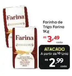 Barbosa Supermercados Farinha de Trigo Farina oferta