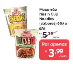 Barbosa Supermercados Macarrão Nissin Cup Noodles (Sabores) oferta