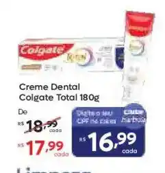 Barbosa Supermercados Creme Dental Colgate Total oferta