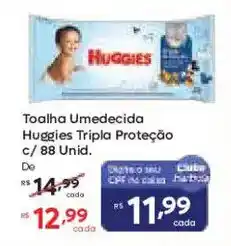 Barbosa Supermercados Toalha Umedecida Huggies Tripla Proteção oferta