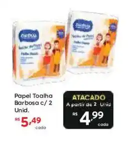 Barbosa Supermercados Papel Toalha Barbosa oferta
