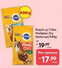 Barbosa Supermercados Ração p/ Cães Pedigree Dry (Sabores) oferta