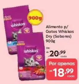 Barbosa Supermercados Alimento p/ Gatos Whiskas Dry (Sabores) oferta
