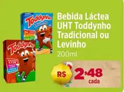 Ultrabox Toddy Bebida Láctea UHT Toddynho Tradicional ou Levinho oferta