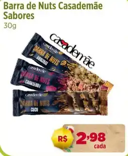 Ultrabox Barra de Nuts Casademãe Sabores oferta