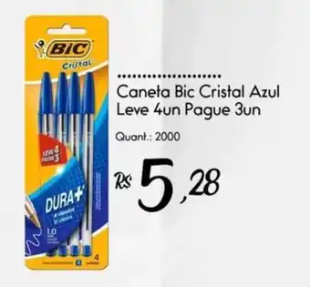 Caneta Bic Cristal Azul