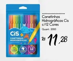 Giassi Supermercados Canetinhas Hidrográficas Cis oferta
