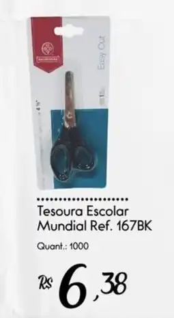 Giassi Supermercados Tesoura Escolar Mundial oferta