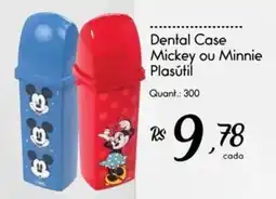 Giassi Supermercados Dental Case Mickey ou Minnie Plasútil oferta