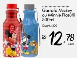 Giassi Supermercados Garrafa Mickey ou Minnie Plasútil oferta