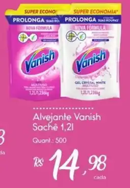 Giassi Supermercados Alvejante Vanish Sachê oferta
