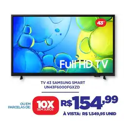 DB Supermercados Tv 43 samsung smart UN43F6000FGXZD oferta