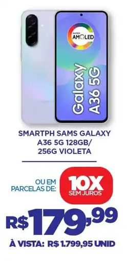 DB Supermercados Smartph sams galaxy A36 5G 128GB/ 256G VIOLETA oferta