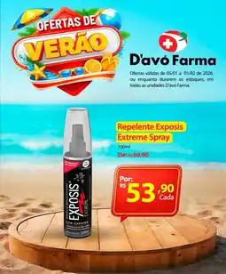 D'avó Supermercado Repelente Exposis Extreme Spray oferta