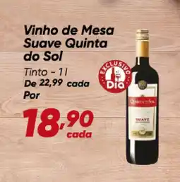 Dia Vinho de Mesa Suave Quinta do Sol oferta