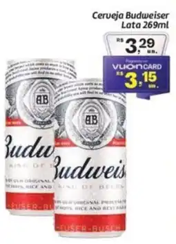 Comper Cerveja Budweiser Lata oferta
