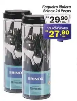 Comper Faqueiro Riviera Brinox oferta