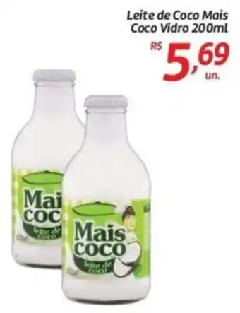 Comper Leite de Coco Mais Coco Vidro oferta
