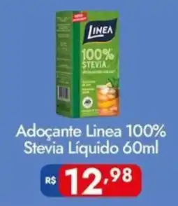 Supermercados Rondon Adoçante Linea 100% Stevia Líquido oferta