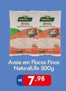 Supermercados Rondon Aveia em Flocos Finos NaturalLife oferta